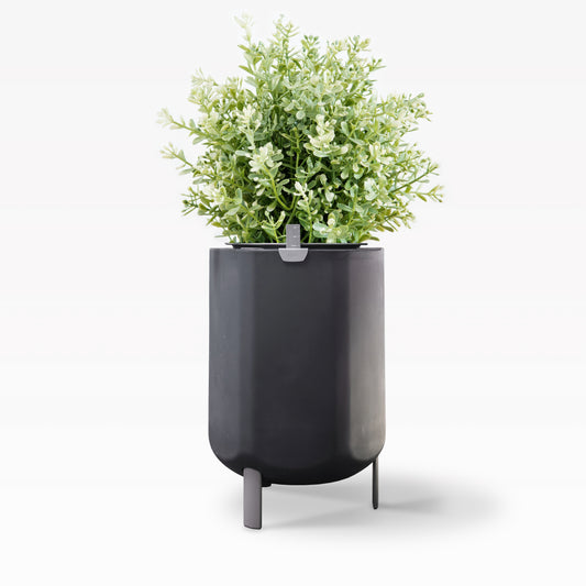 Larger, Deep Indigo Self-Watering Planter