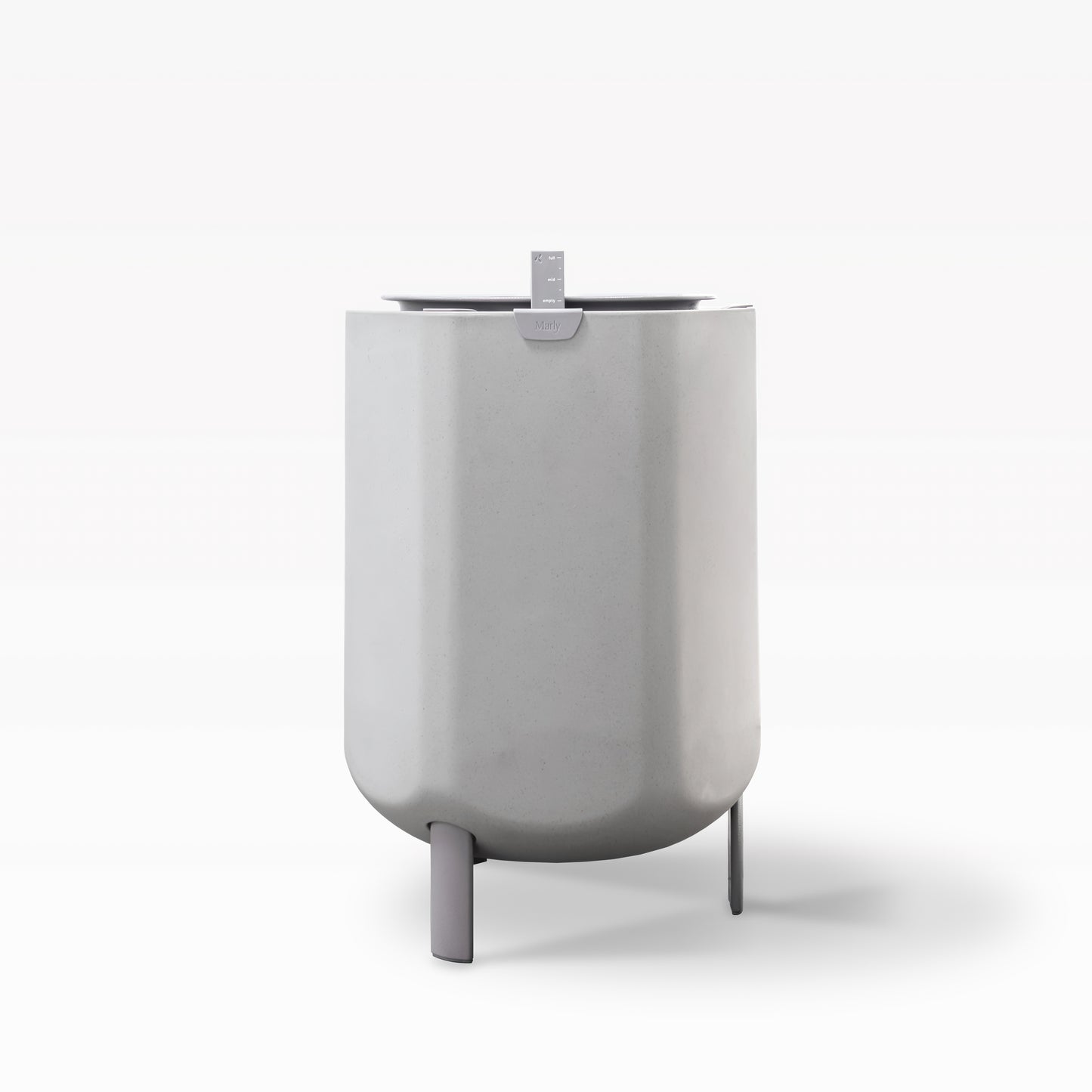 Larger, Stone White Self-Watering Planter